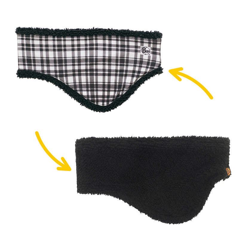 > 버프® > 가을/겨울 성인용 > 헤드밴드 > 헤드밴드 폴라 (돌출형) > B/HP2 BAXTER / BLACK MATE (650505) 
