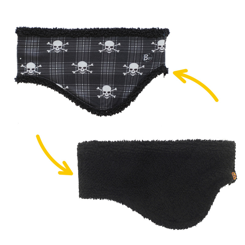 > 버프® > 가을/겨울 성인용 > 헤드밴드 > 헤드밴드 폴라 (돌출형) > B/HP2 ANIMAL INVICT/BLACK MATE (650508) 