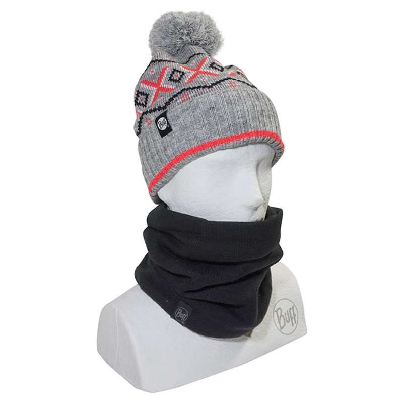 > 버프® > 라이프스타일 형태별 > Hat > Hat Comfort Fit > Knitted & Polar > B/L.HatNP ASPEN - MELANGE GREY (113331.938.10) 