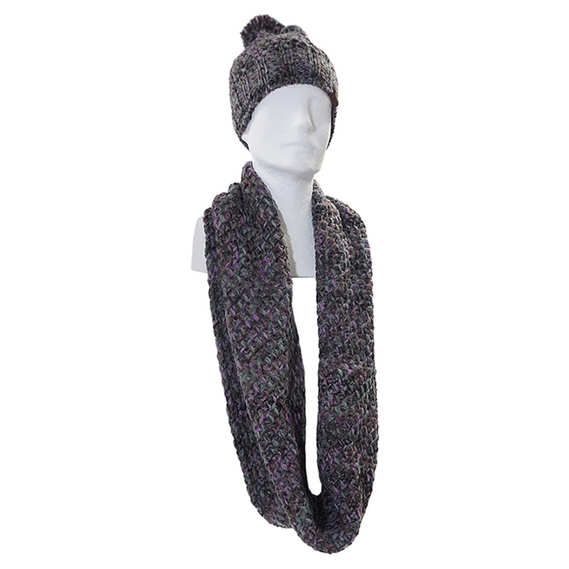 > 버프® > 라이프스타일 형태별 > Infinity Scarf > Knitted > B/L.IN MARGO - PLUM (113564.622.10) 