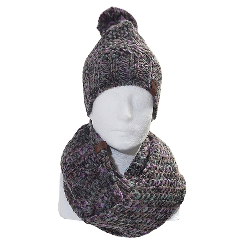 > 버프® > 라이프스타일 형태별 > Infinity Scarf > Knitted > B/L.IN MARGO - PLUM (113564.622.10) 