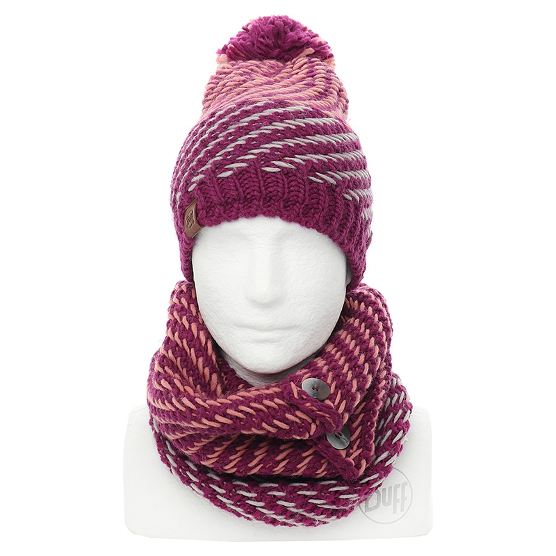 > 버프® > 라이프스타일 컬랙션 > LEISURE > NECKWARMER COMFORT > B/L.NeN NELLA - Purple Raspberry (117929.620.10) 