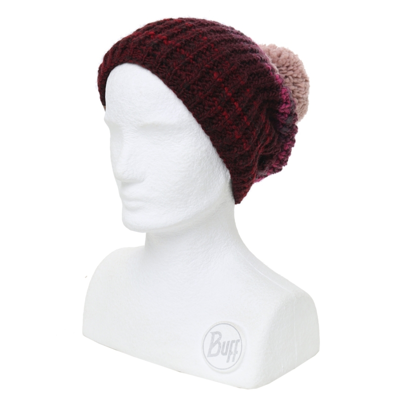 > 버프® > 라이프스타일 형태별 > Hat > Hat Comfort Fit > Knitted > B/L.HatNP ALINA - Maroon (120838.632.10) 