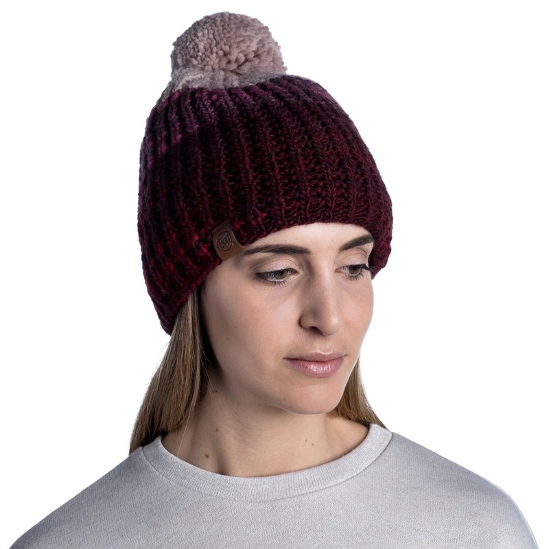 > 버프® > 라이프스타일 형태별 > Hat > Hat Comfort Fit > Knitted > B/L.HatNP ALINA - Maroon (120838.632.10) 