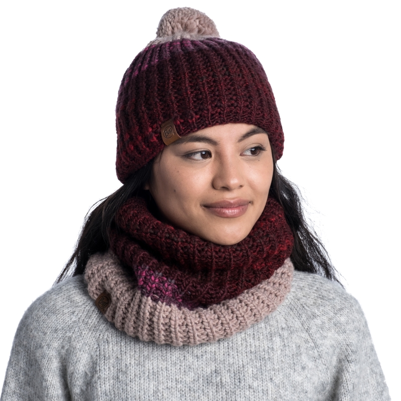 > 버프® > 라이프스타일 형태별 > Neckwarmer > Knitted & Polar > B/L.NeNP ALINA - Maroon (120839.632.10) 