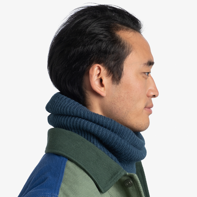 > 버프® > 라이프스타일 형태별 > Neckwarmer > Knitted & Polar > B/L.NeNP RUTGER - Steel Blue (129695.701.10) 