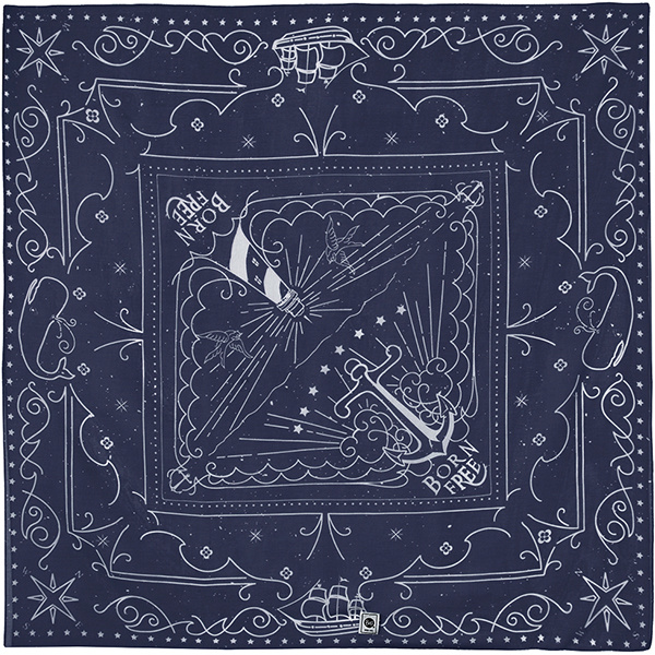 > 버프® > 어반 버프 컬랙션 > Spring - Summer > Square Scarf > ST Tarbuck - PATRIOT BLUE (1787.771) 