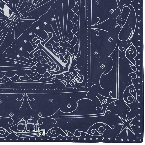 > 버프® > 어반 버프 컬랙션 > Spring - Summer > Square Scarf > ST Tarbuck - PATRIOT BLUE (1787.771) 