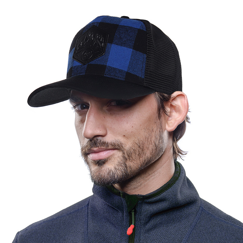 > 버프® > CAP 컬랙션 > LIFESTYLE > Trucker Cap > Trucker Cap 5 > B/C.Tu5 TRUCKER - Plaid Cape Blue L/XL (117903.715.10) 