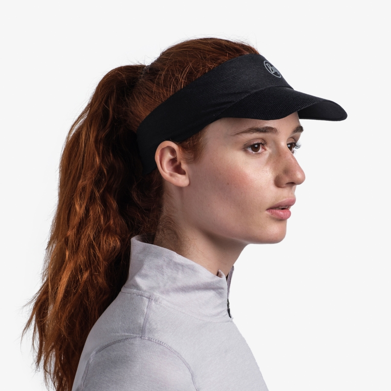 > 버프® > CAP 컬랙션 > RUN > Pack Speed Visor > Pack Speed Visor > B/C.VPaRu2 R-SOLID BLACK (119483.999.10) 