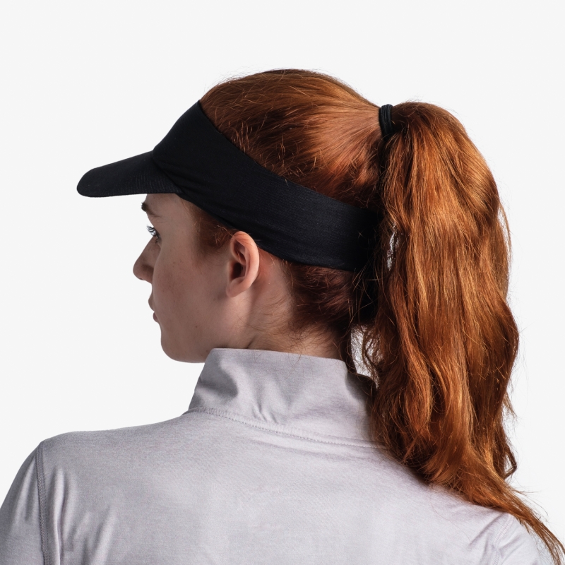 > 버프® > CAP 컬랙션 > RUN > Pack Speed Visor > Pack Speed Visor > B/C.VPaRu2 R-SOLID BLACK (119483.999.10) 