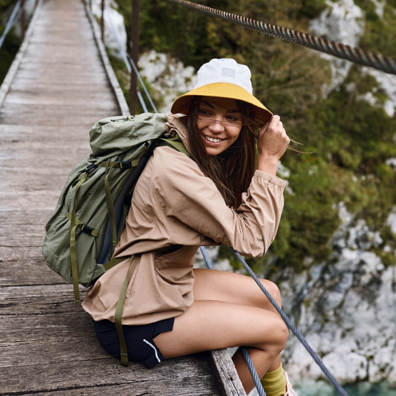 > 버프® > CAP 컬랙션 > TREK > Sun Bucket Hat > B/C.HatSuBu HAK OCHER S/M (125445.105.20) 