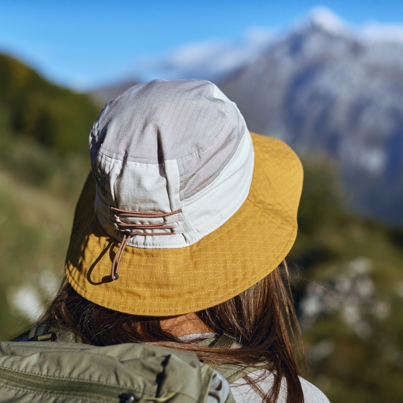 > 버프® > CAP 컬랙션 > TREK > Sun Bucket Hat > B/C.HatSuBu HAK OCHER L/XL (125445.105.30) 