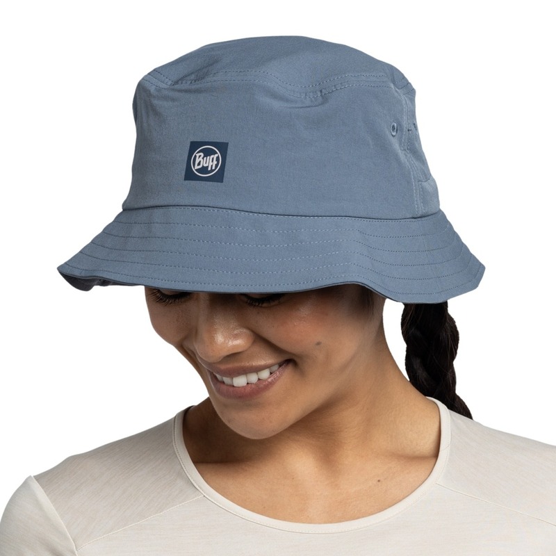> 버프® > CAP 컬랙션 > TREK > Adventure Bucket Hat > B/C.HatTrBu SOLID STONE BLUE S/M (135605.754.20) 