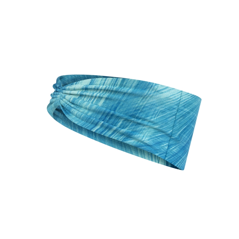 > 버프® > 사계절 성인용 > 헤드밴드 > 헤드밴드 UV차단 쿨넷 테이퍼드 > B/Hct PIXELINE TURQUOISE (125652.789.10) 
