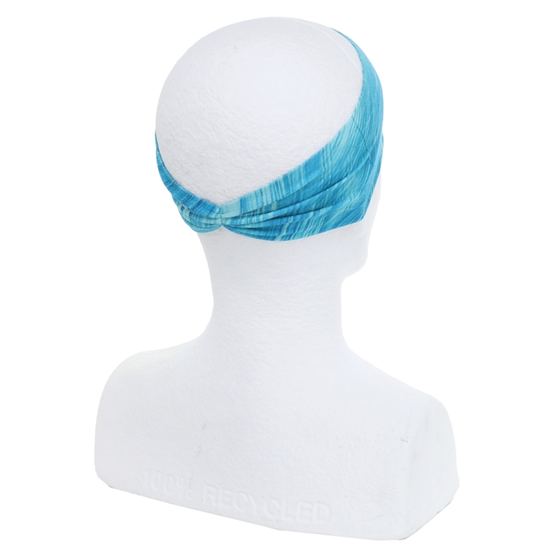 > 버프® > 사계절 성인용 > 헤드밴드 > 헤드밴드 UV차단 쿨넷 테이퍼드 > B/Hct PIXELINE TURQUOISE (125652.789.10) 
