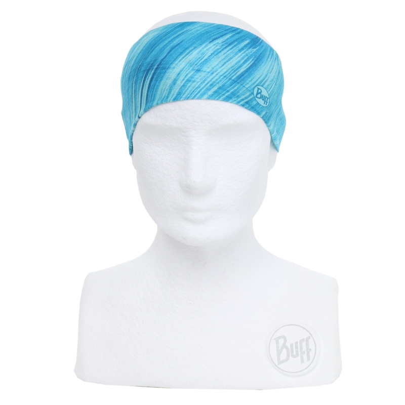 > 버프® > 사계절 성인용 > 헤드밴드 > 헤드밴드 UV차단 쿨넷 테이퍼드 > B/Hct PIXELINE TURQUOISE (125652.789.10) 