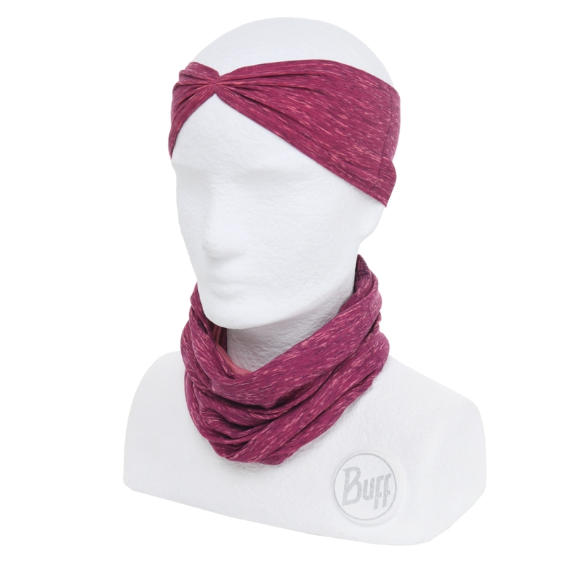 > 버프new > Headwear > HeadBand > 헤드밴드 UV차단+쿨넷 테이퍼드 > B/Hct RASPBERRY HTR (122725.542.10) 