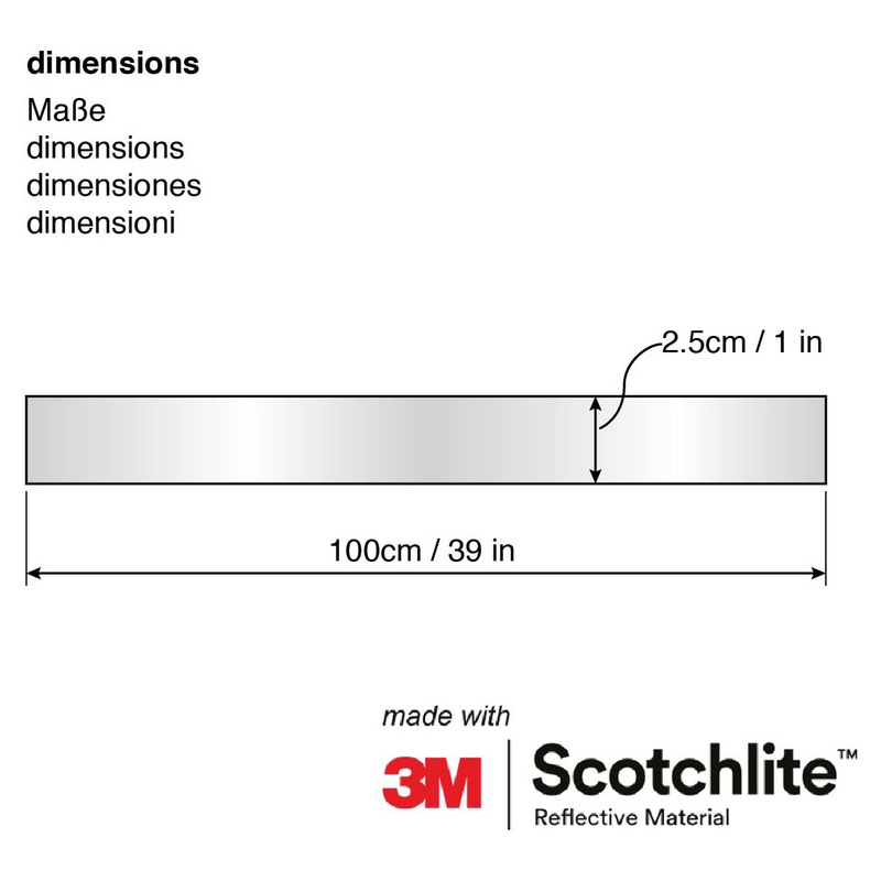 > 잘즈만 > 스티커 > 잘즈만 야간반사 테이프 - 2.5x100cm (SZM-30001A) 