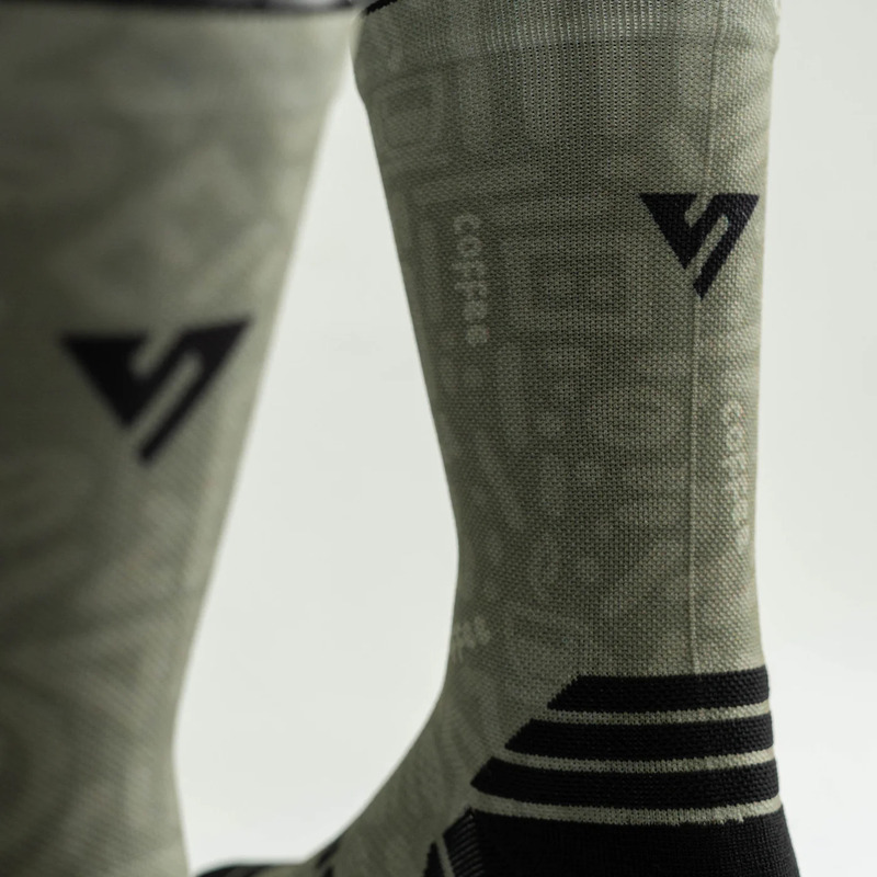 > 벌세스 > 양말 > Active Crew Printed > VERSUS Active Crew Coffee Socks 