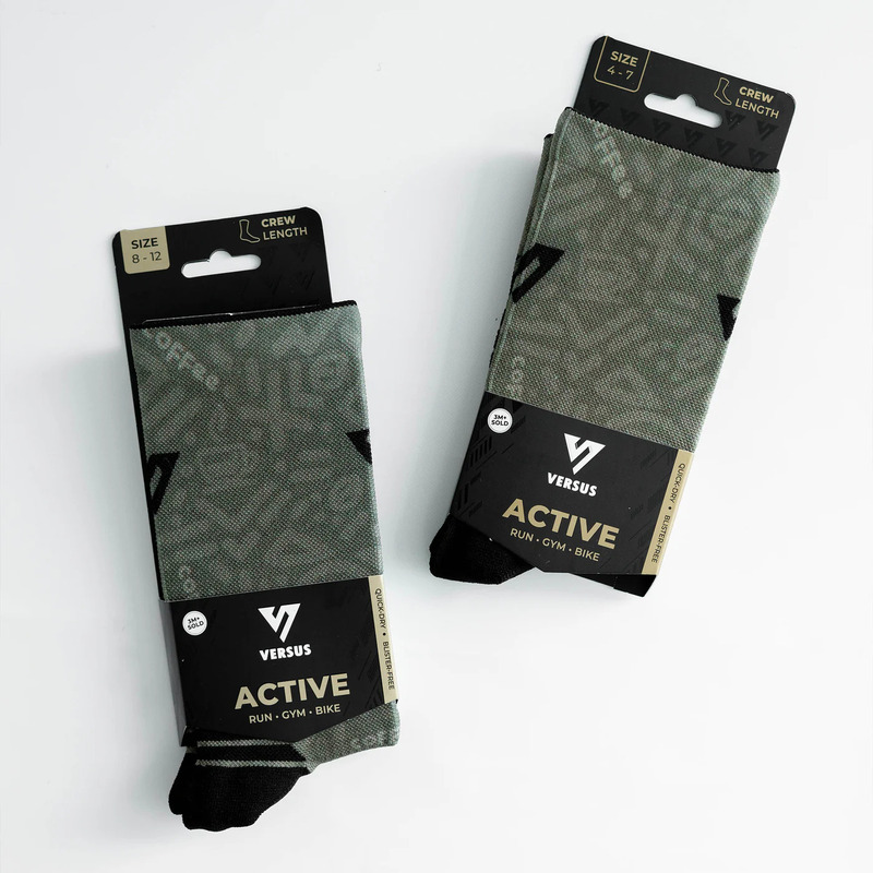 > 벌세스 > 양말 > Active Crew Printed > VERSUS Active Crew Coffee Socks 
