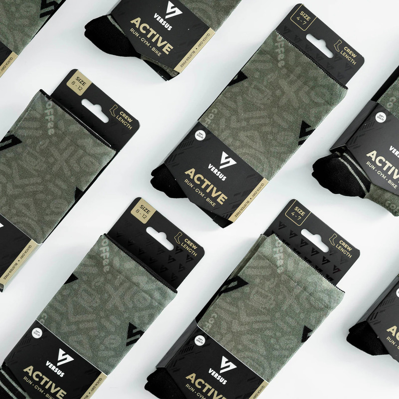 > 벌세스 > 양말 > Active Crew Printed > VERSUS Active Crew Coffee Socks 