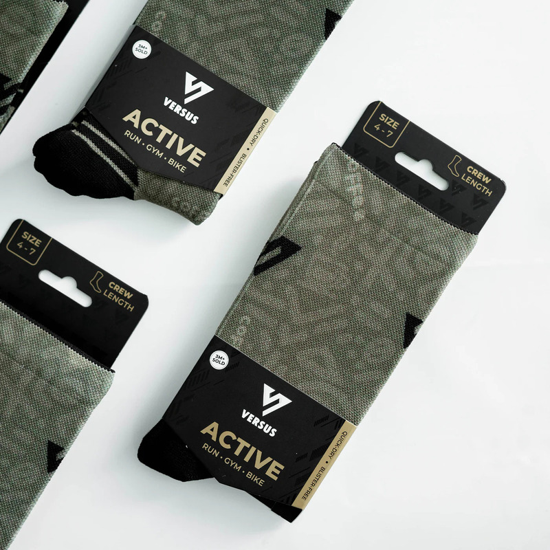 > 벌세스 > 양말 > Active Crew Printed > VERSUS Active Crew Coffee Socks 