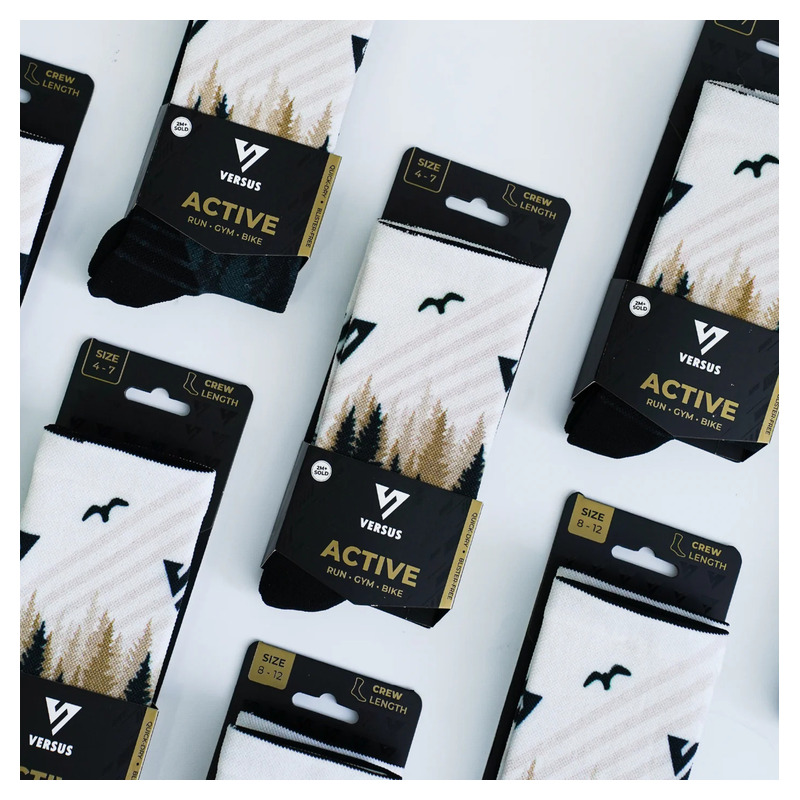 > 벌세스 > 양말 > Active Crew Printed > VERSUS Active Crew Forest Quest Socks 