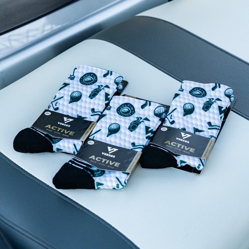 > 벌세스 > 양말 > ACTIVE CREW Printed Socks > VERSUS Active Crew Printed Golf 3.0 Socks 
