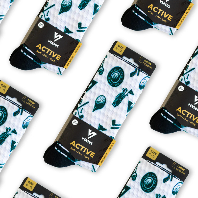 > 벌세스 > 양말 > Active Crew Printed > VERSUS Active Crew Golf 3.0 Socks 