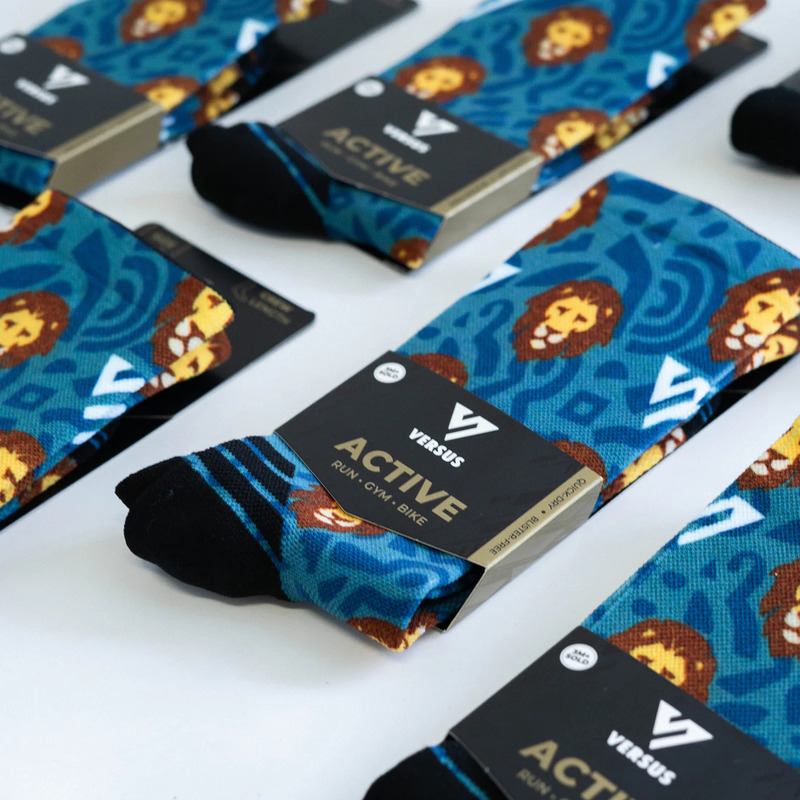 > 벌세스 > 양말 > Active Crew Printed > VERSUS Active Crew Lion Socks 