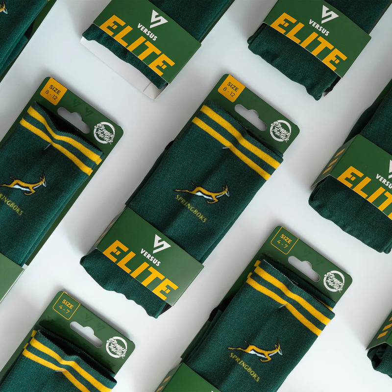 > 벌세스 > 양말 > Active Crew Printed > VERSUS Active Crew Springboks Rugby Socks 