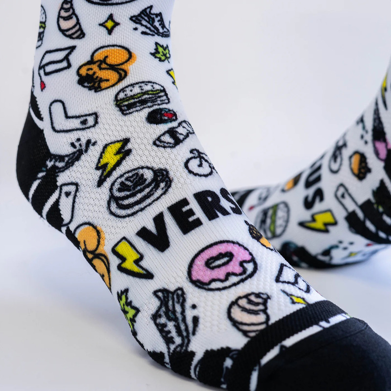 > 벌세스 > 양말 > Active Crew Printed > VERSUS Active Crew Stellenbosch Doodles Socks 