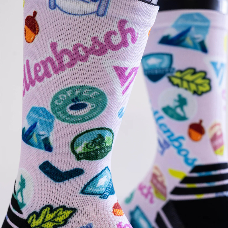 > 벌세스 > 양말 > Active Crew Printed > VERSUS Active Crew Stellenbosch Stickers Socks 