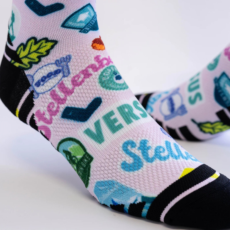 > 벌세스 > 양말 > Active Crew Printed > VERSUS Active Crew Stellenbosch Stickers Socks 