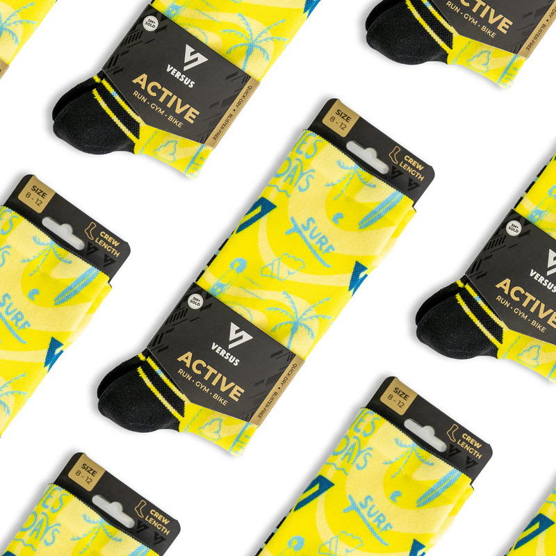 > 벌세스 > 양말 > ACTIVE CREW Printed Socks > VERSUS Active Crew Printed Surf Socks 