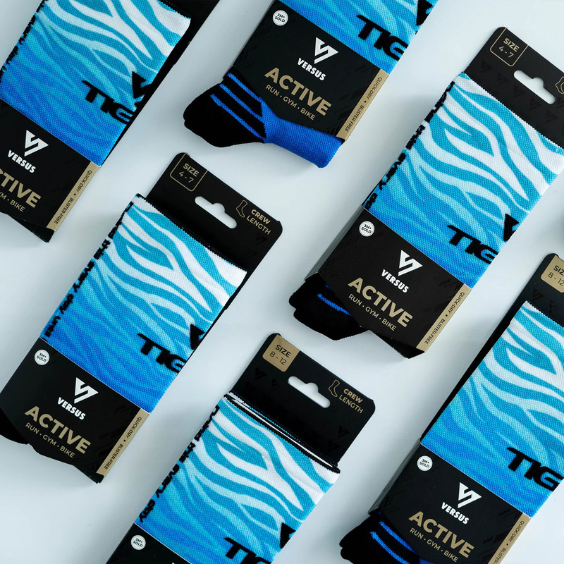 > 벌세스 > 양말 > Active Crew Printed > VERSUS Active Crew Versus x Tiger Socks 