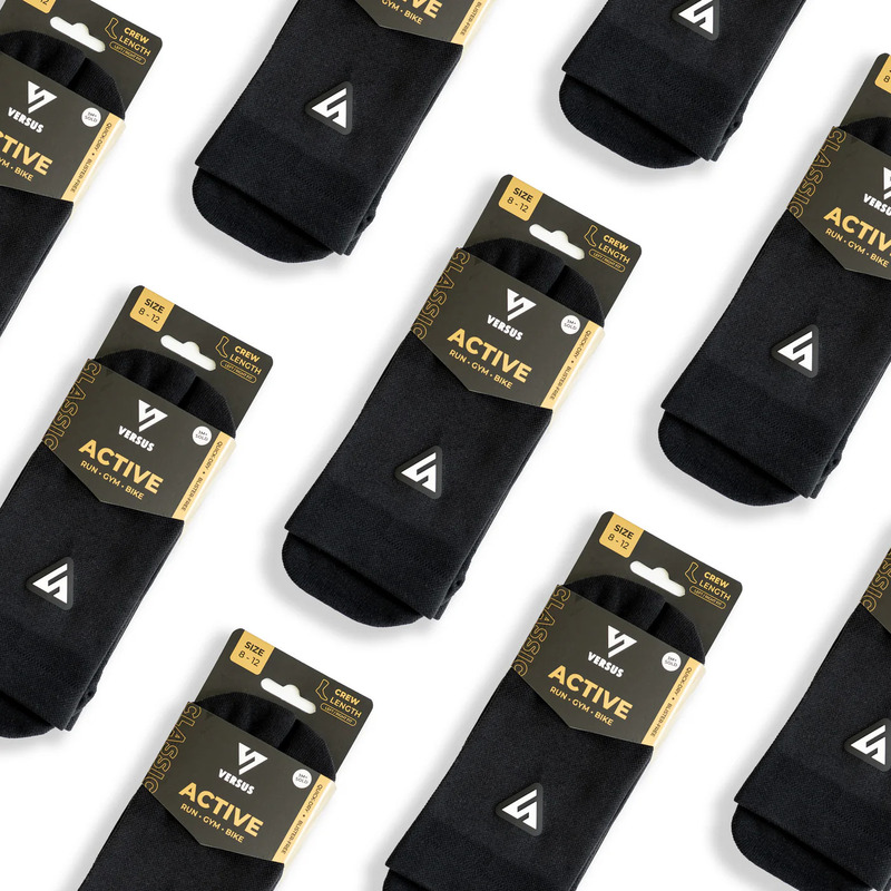 > 벌세스 > 양말 > Active Crew Classics > VERSUS Active Crew Classic Black Socks 