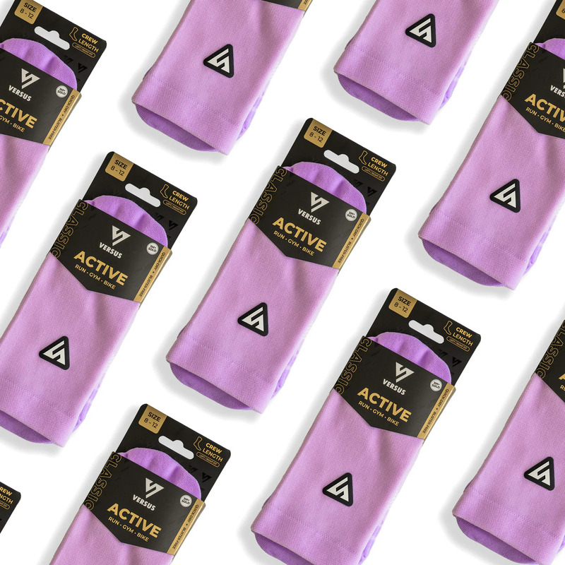 > 벌세스 > 양말 > Active Crew Classics > VERSUS Active Crew Classic Lilac Socks 