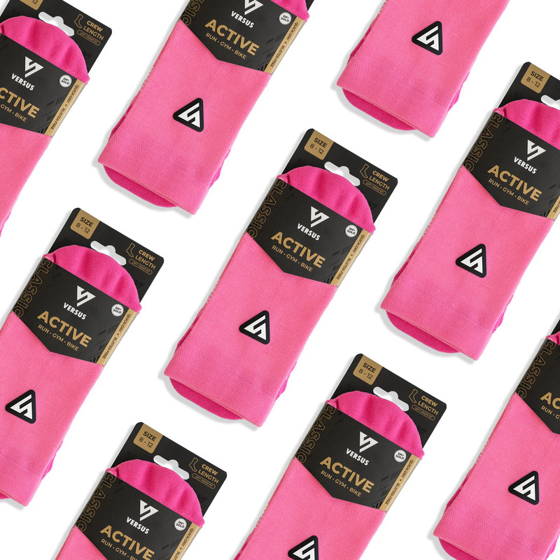 > 벌세스 > 양말 > Active Crew Classics > VERSUS Active Crew Classic Pink Socks 