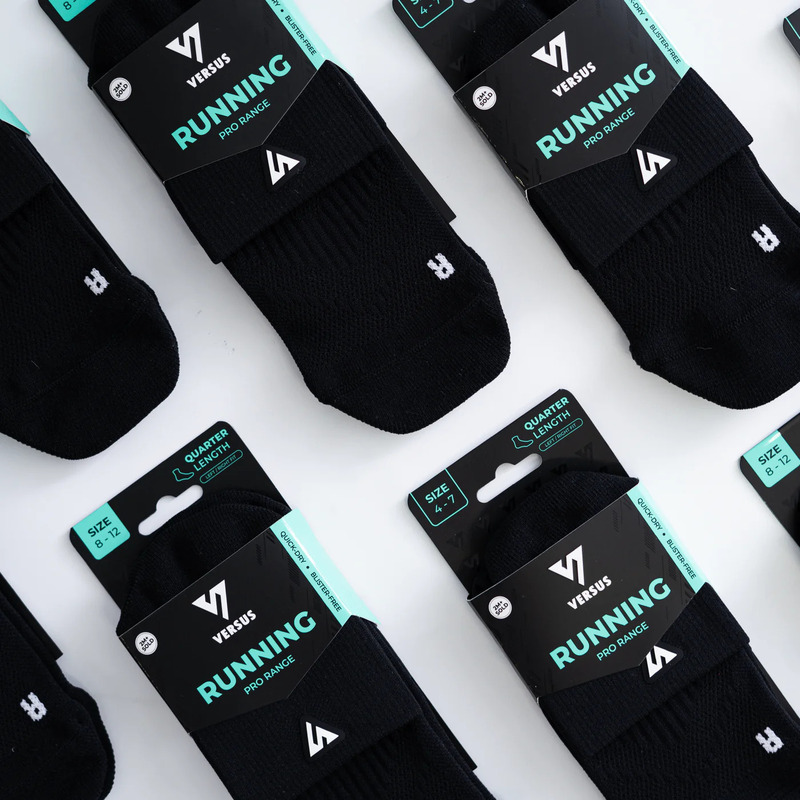 > 벌세스 > 양말 > Running Quarter > VERSUS Running Quarter Black Socks 