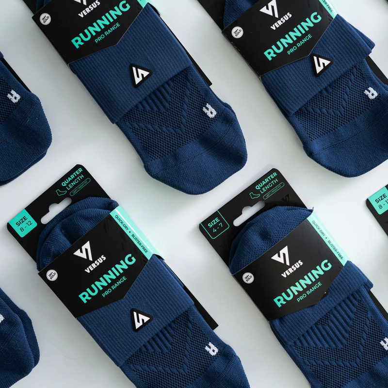 > 벌세스 > 양말 > QUARTER RUNNING Socks > VERSUS Quarter Running Space Blue Socks 