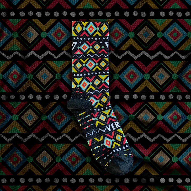 > 벌세스 > 양말 > ACTIVE CREW Printed > VERSUS Active Crew Printed Africana Socks 