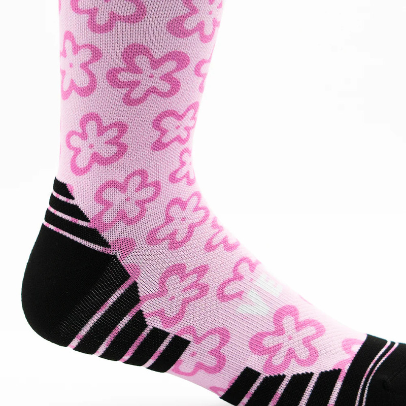 > 벌세스 > 양말 > ACTIVE CREW Printed > VERSUS Active Crew Printed PinkFlowerPower Socks 