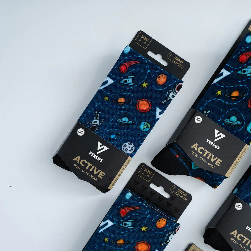 > 벌세스 > 양말 > ACTIVE CREW Printed > VERSUS Active Crew Printed SpaceVenture Socks 