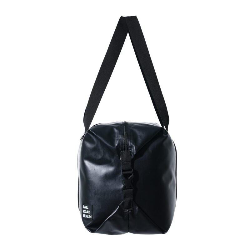 > BERLIN BAG > Travel Big Bag > Tarpaulin > 레일로드베를린 Tarpaulin Black Traveling Big Bag 