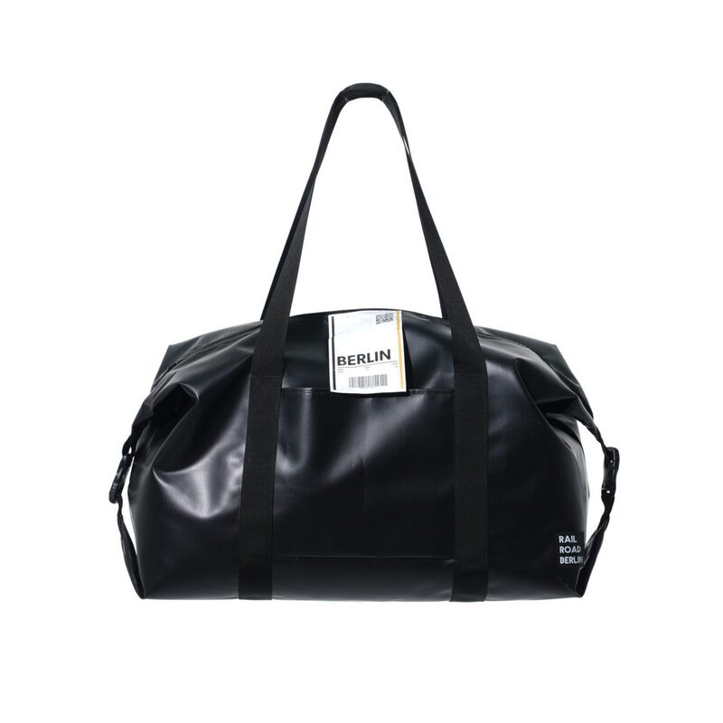 > BERLIN BAG > Travel Big Bag > Tarpaulin > 레일로드베를린 Tarpaulin Black Traveling Big Bag 
