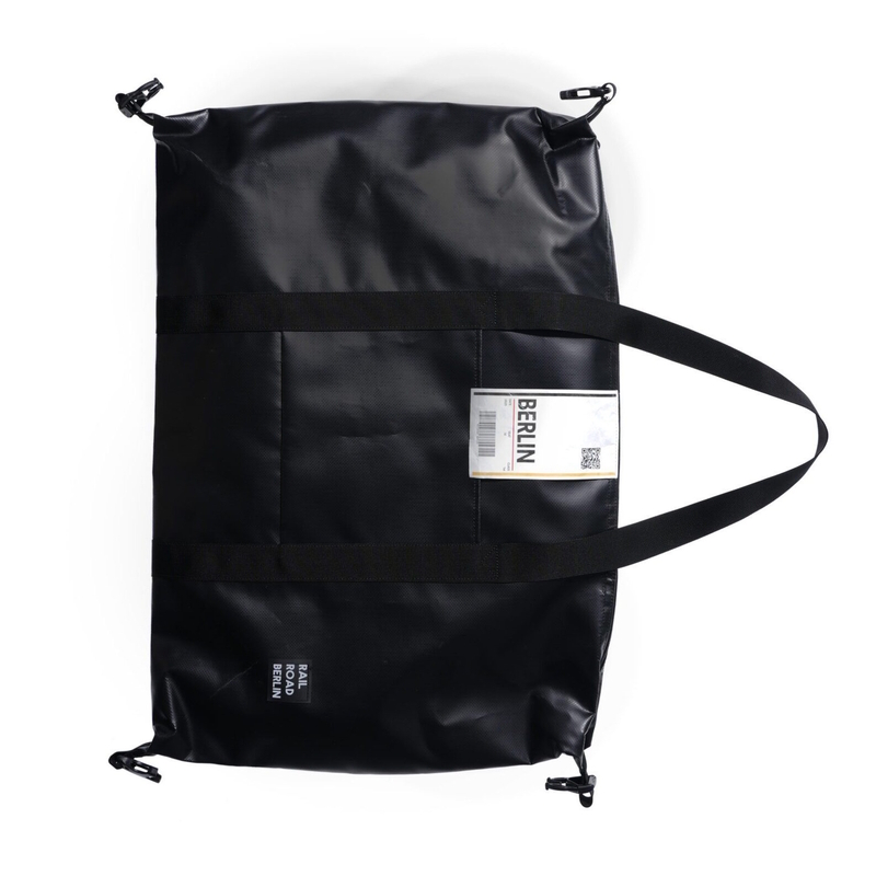 > BERLIN BAG > Travel Big Bag > Tarpaulin > 레일로드베를린 Tarpaulin Black Traveling Big Bag 