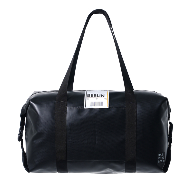 > BERLIN BAG > Travel Big Bag > Tarpaulin > 레일로드베를린 Tarpaulin Black Traveling Big Bag 