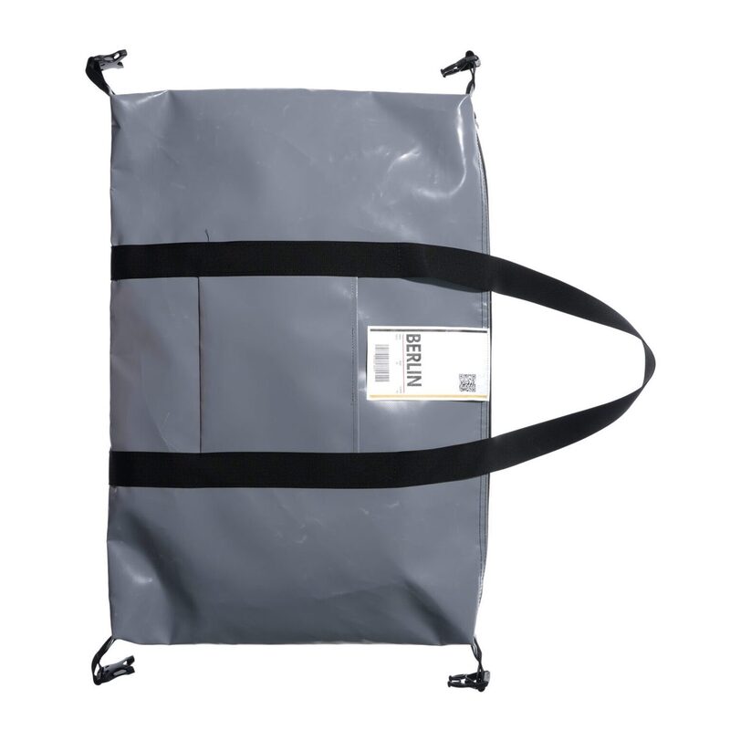 > 레일로드베를린 > BAG > Travel Big Bag > Tarpaulin > 레일로드베를린 Tarpaulin Grey Traveling Big Bag 